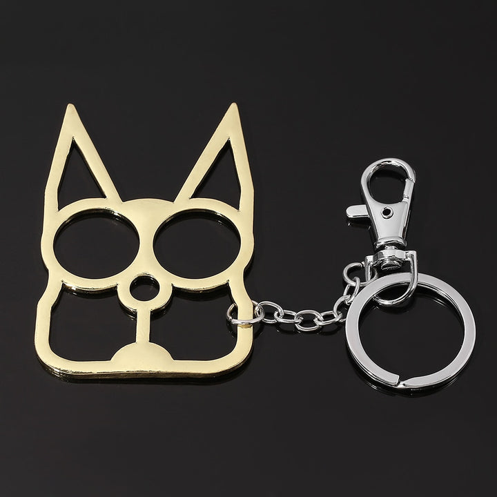 Hot Sales Cute Cat Keychain for women Girls Alloy Fashion Jewelry Protect Yourself Car Key Chain For Female Friend