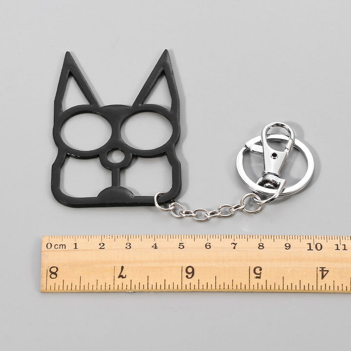 Hot Sales Cute Cat Keychain for women Girls Alloy Fashion Jewelry Protect Yourself Car Key Chain For Female Friend