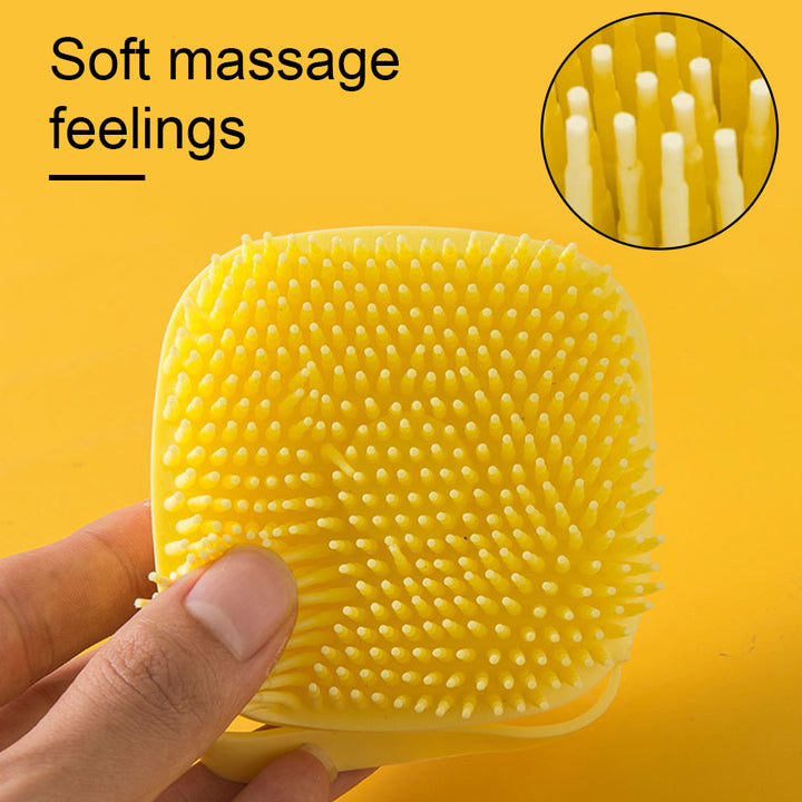 Soft Silicone Dog Massage Shampoo Brush